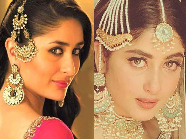 Resemblance between actresses Kareena Kapoor and Sajal Ali