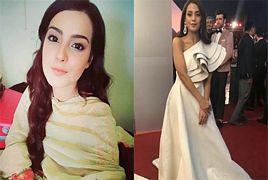 Shocking Dress of Iqra Aziz in Lux Style Awards 2018