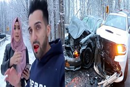 Sham Idrees and Froggy Car Crash Footage