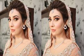 First Look Of Ayesha Khan At Her Baraat Ceremony