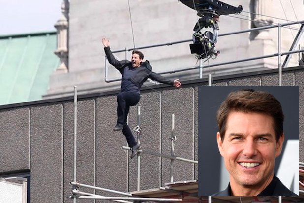 Shooting Of Mission Impossible 6, Tom Cruise Showing His Stu