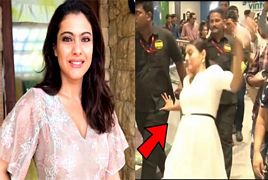 Bollywood Actress Kajol Slips and Fall Down at a Mall